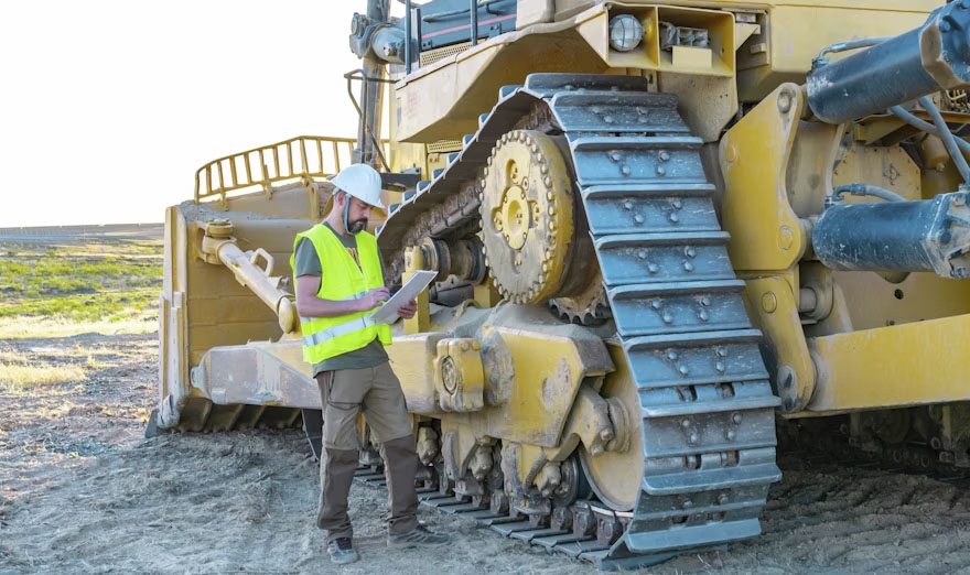 Plant machinery prepared for inspection